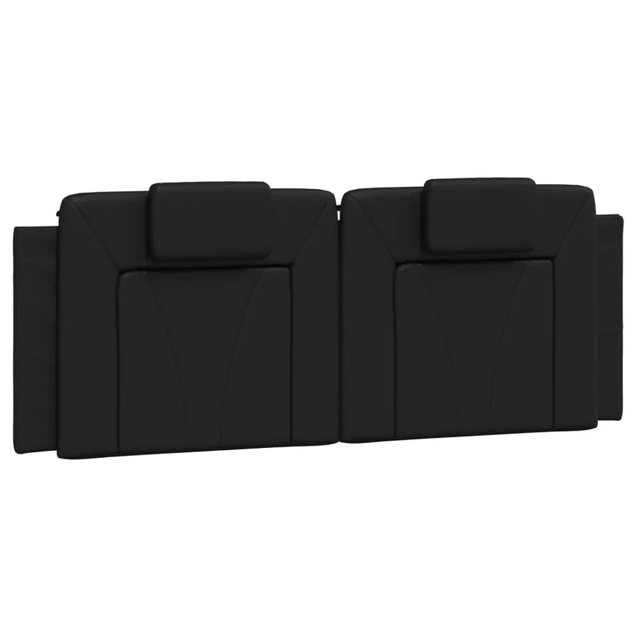 Coussin de tête de lit Viana noir 152 cm similicuir - 2