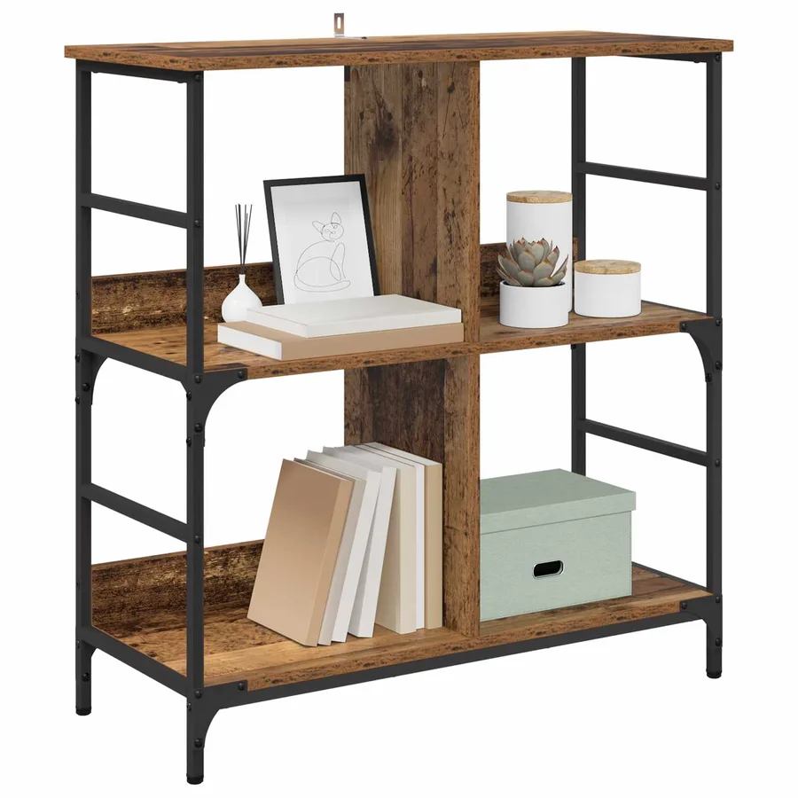Étagère Bois ancien 78.5 x 33 x 82 cm Bois d'ingénierie - 3