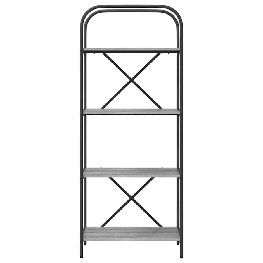 Étagère Gris Sonoma 60 x 30 x 146 cm Bois d'ingénierie - 5