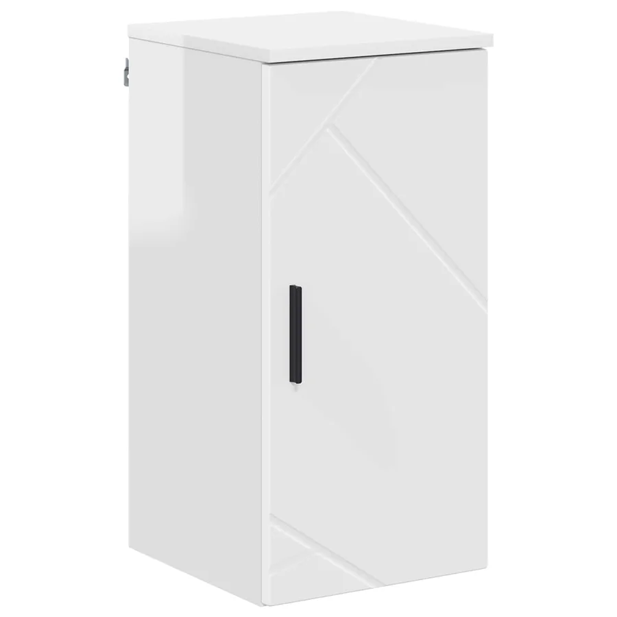 Cabinet de salle de bain Blanc brillant 30 x 31,5 x 61 cm - 2
