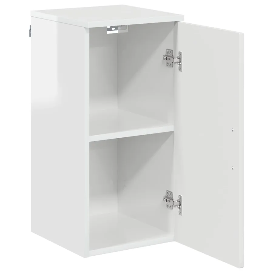 Cabinet de salle de bain Blanc brillant 30 x 31,5 x 61 cm - 5