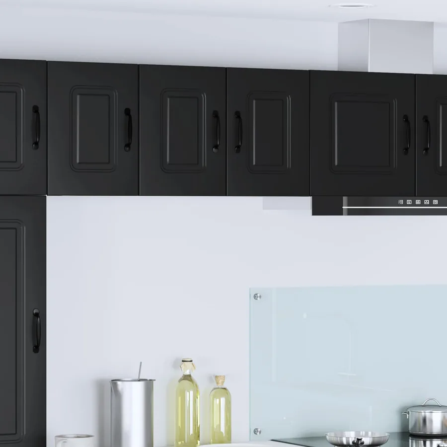 Panneau de lave-vaisselle Kalmar 2 pcs Noir 30 x 31 x 40 cm