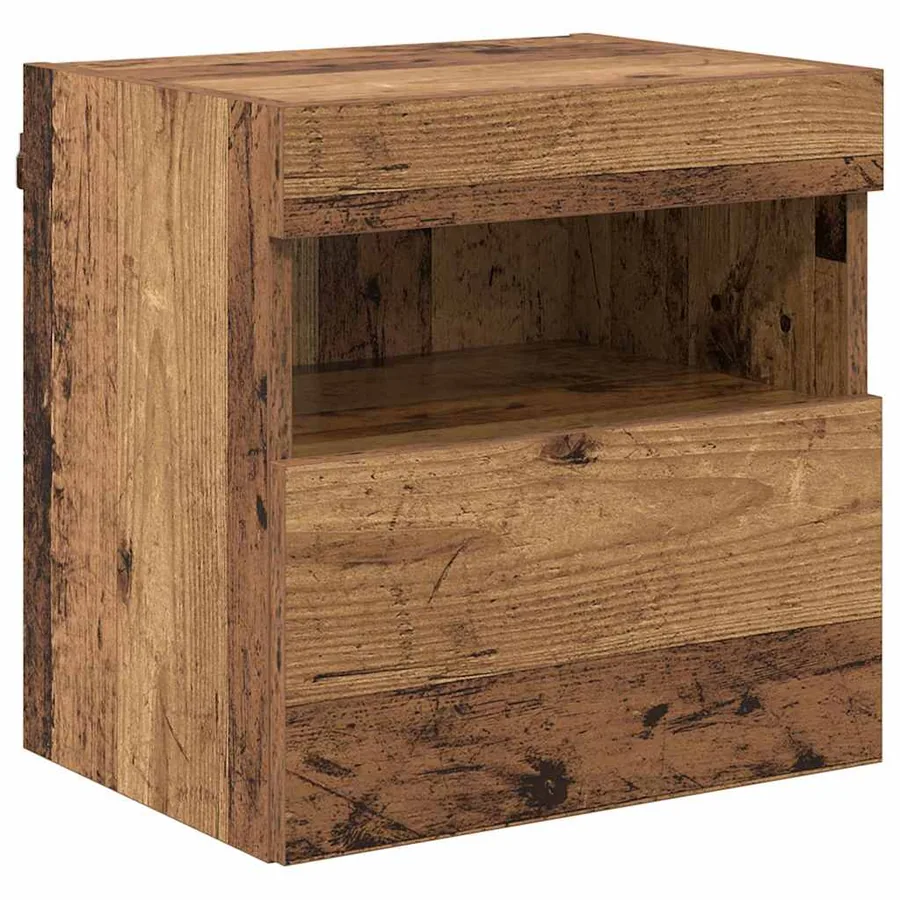 Meuble TV mural Bois Ancien 40 x 30 x 40 cm Bois d'ingénierie - 2