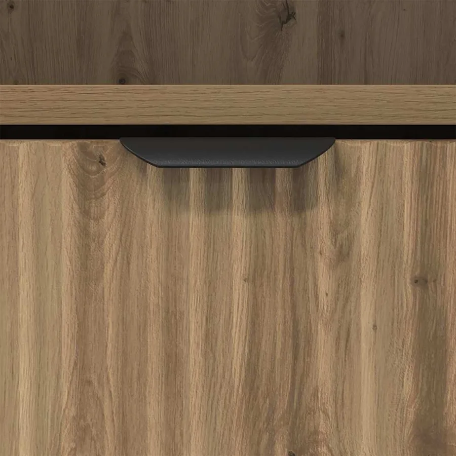 Cabinet de salle de bain Chêne artisanal 31,5 x 33 x 190 cm - 9