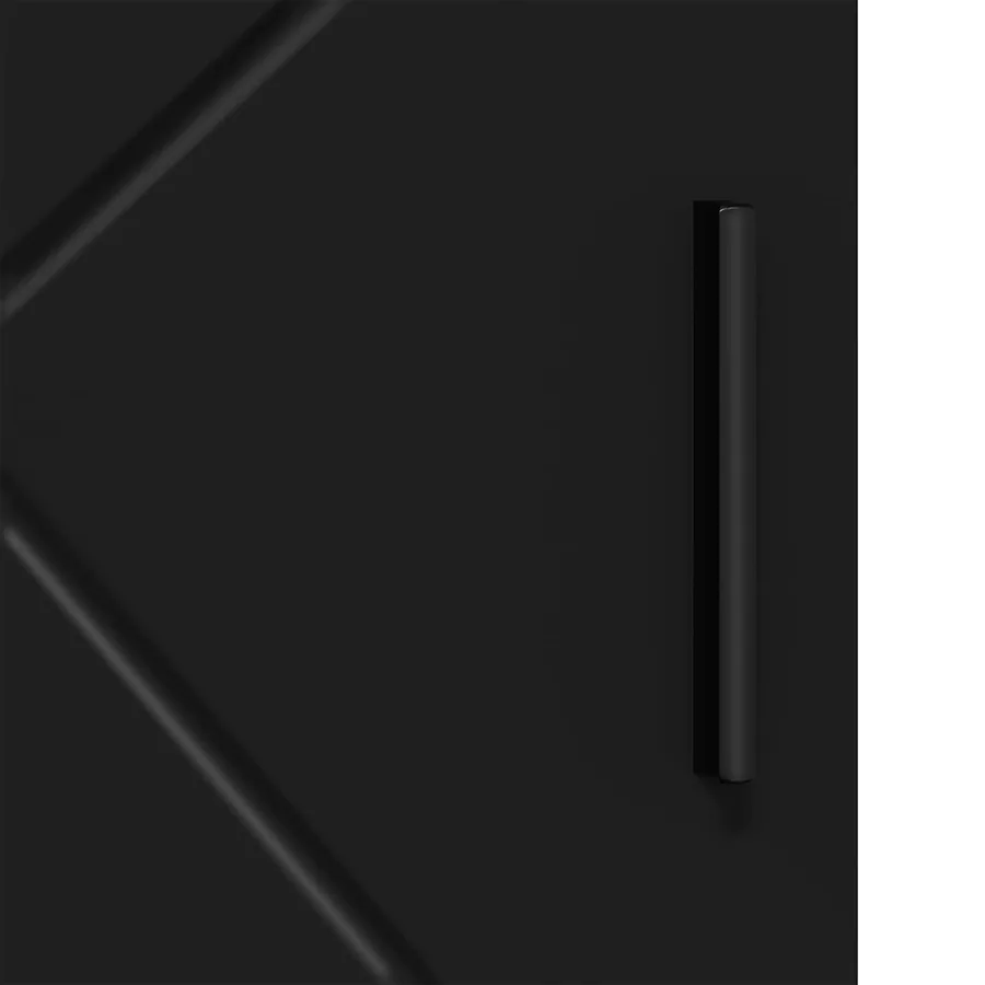 Cabinet de salle de bain avec stockage Noir 30 x 35 x 95 cm - 8