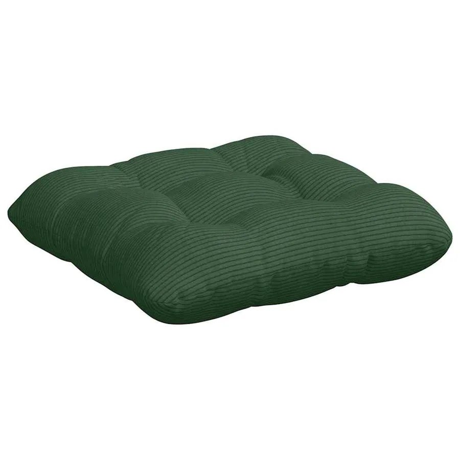 Coussins de siège 4 pcs Vert foncé 45 x 45 cm - 5