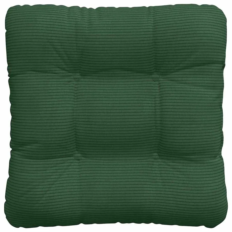 Coussins de siège 4 pcs Vert foncé 45 x 45 cm - 7