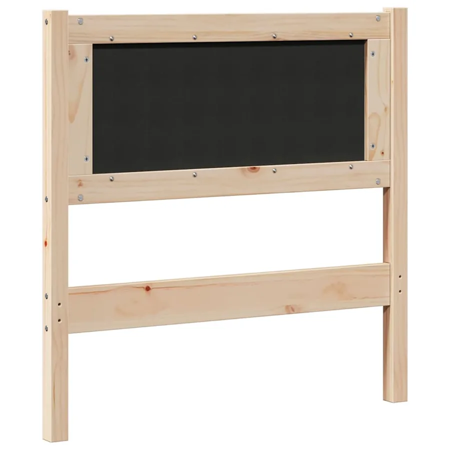 Tête de lit Autre Marron 80 cm Bois massif en pin - 6