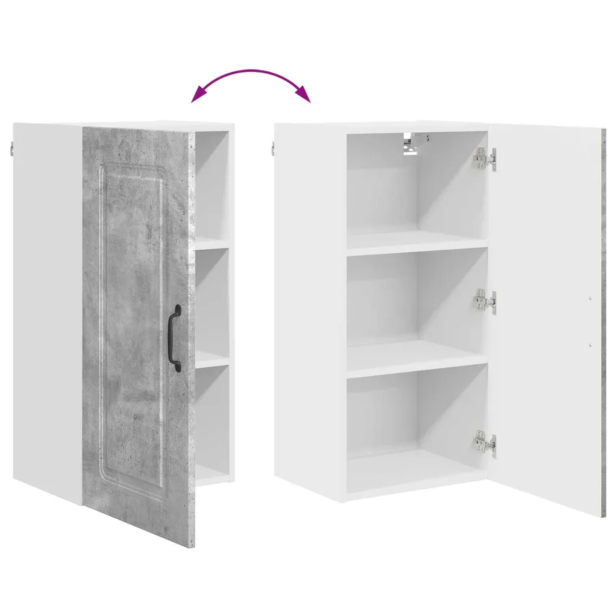 Panneau de lave-vaisselle Kalmar Gris béton 40 x 31 x 80 cm - 11