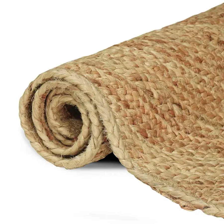 Tapis de surface Naturel 300 x 300 cm Jute - 2