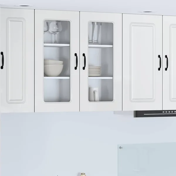 Panneau de lave-vaisselle Kalmar Blanc brillant 40 x 31 x 80 cm