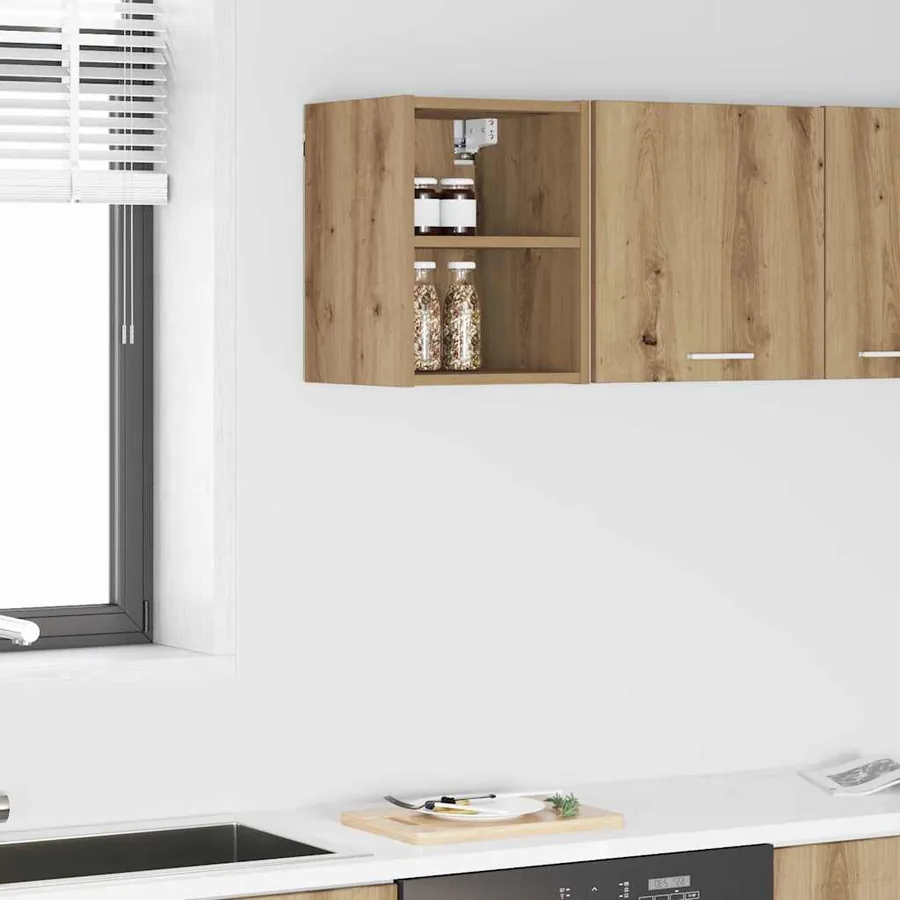 Armoire suspendue Chêne artisanal 30 x 29,5 x 40 cm