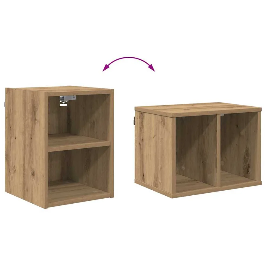 Armoire suspendue Chêne artisanal 30 x 29,5 x 40 cm - 8