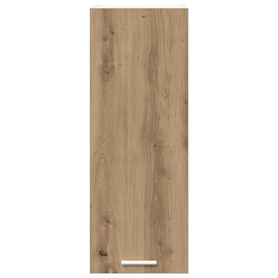 Armoire suspendue Chêne Artisan et Blanc 30 x 31 x 80 cm - 6