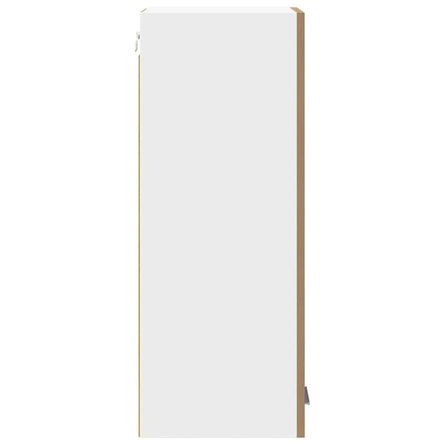 Armoire suspendue Chêne Artisan et Blanc 30 x 31 x 80 cm - 7