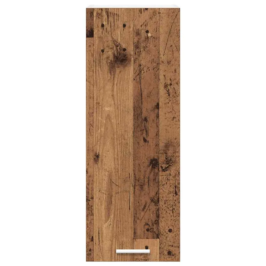 Armoire suspendue Bois ancien et Blanc 30 x 31 x 80 cm - 6