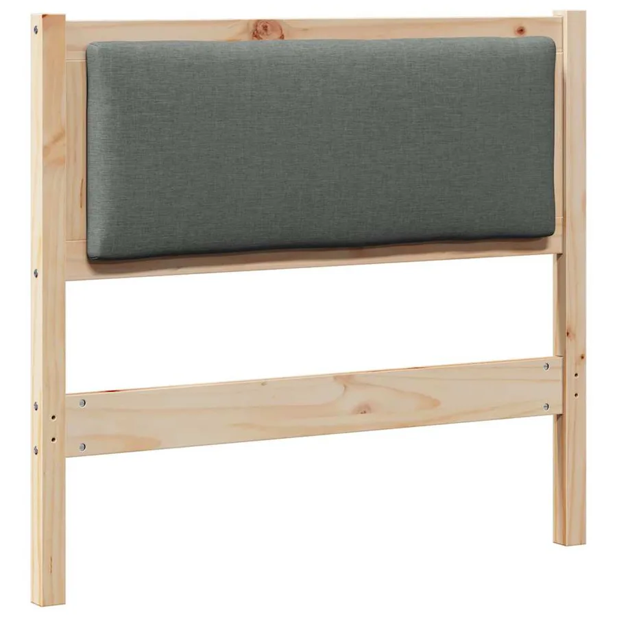 Tête de lit Autre Marron 90 cm Bois massif en pin - 2