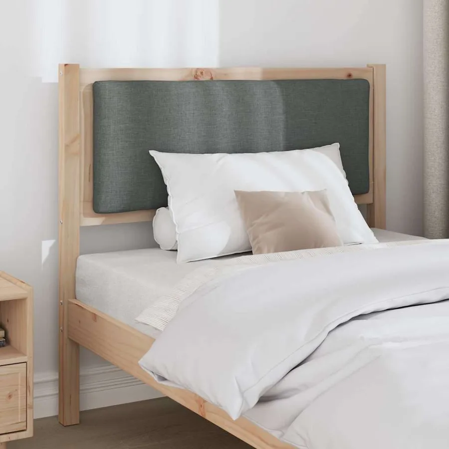 Tête de lit Autre Marron 90 cm Bois massif en pin - 3