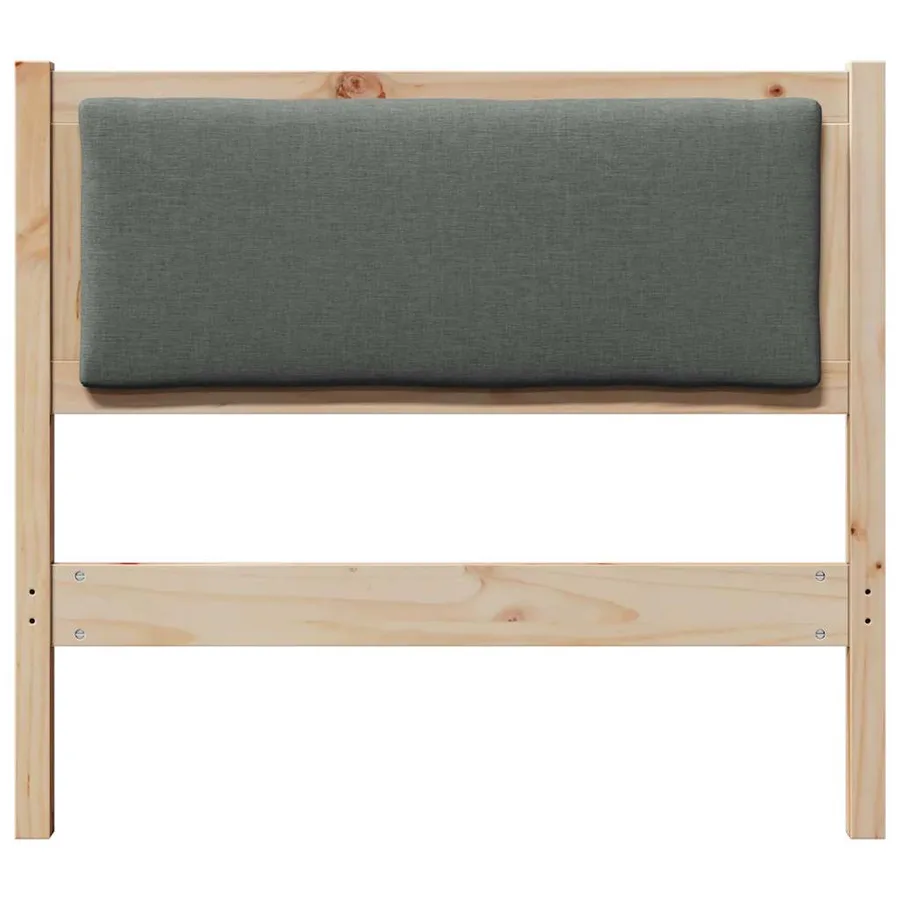 Tête de lit Autre Marron 90 cm Bois massif en pin - 4