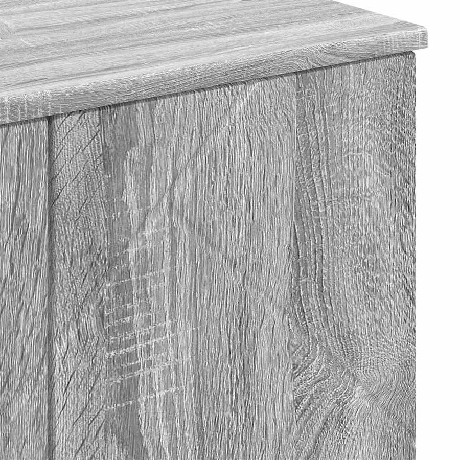 Cabinet de salle de bain avec porte Gris Sonoma 61 x 35 x 64 cm - 11