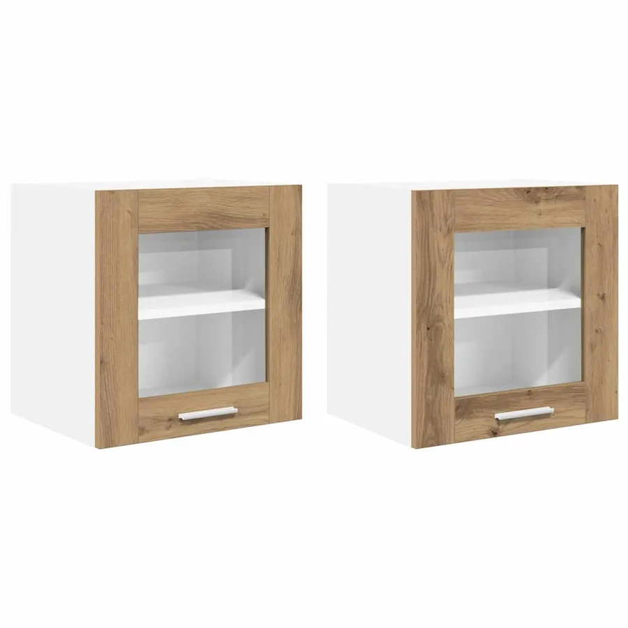 Armoire suspendue Riga 2 pcs Chêne artisanal 40 x 31 x 40 cm - 2