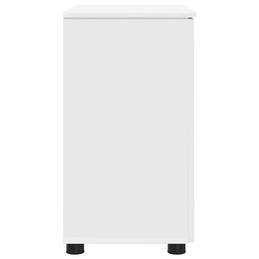 Cabinet de salle de bain avec stockage Blanc 61 x 35 x 64 cm - 7
