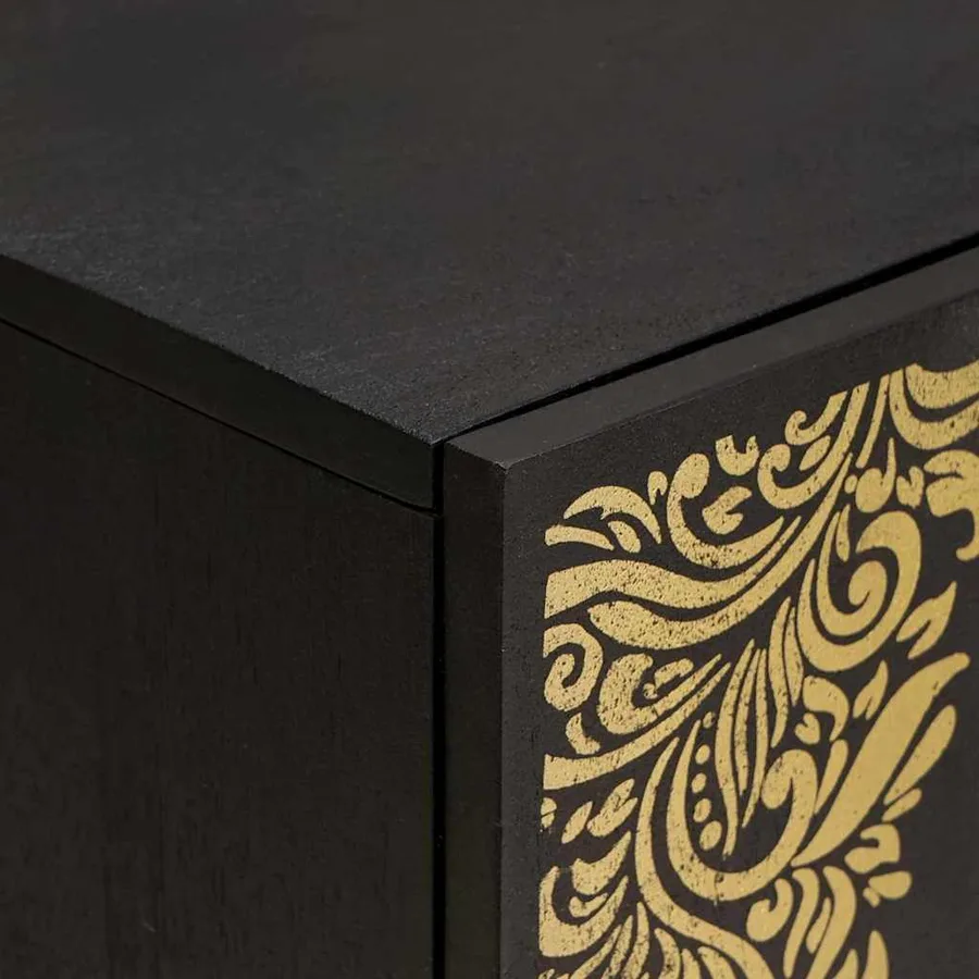 Ensemble de Meubles de Salle de Bain avec tiroir 5 pcs Noir - 10
