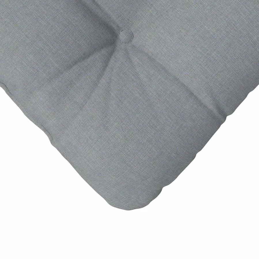 Coussins de siège 4 pcs Gris clair 45 x 45 x 12 cm tissu - 9