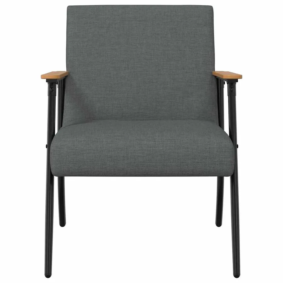 fauteuil Gris foncé tissu - 4