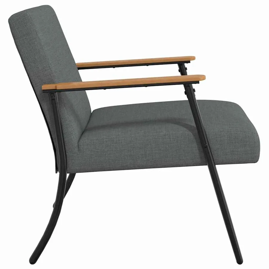 fauteuil Gris foncé tissu - 5