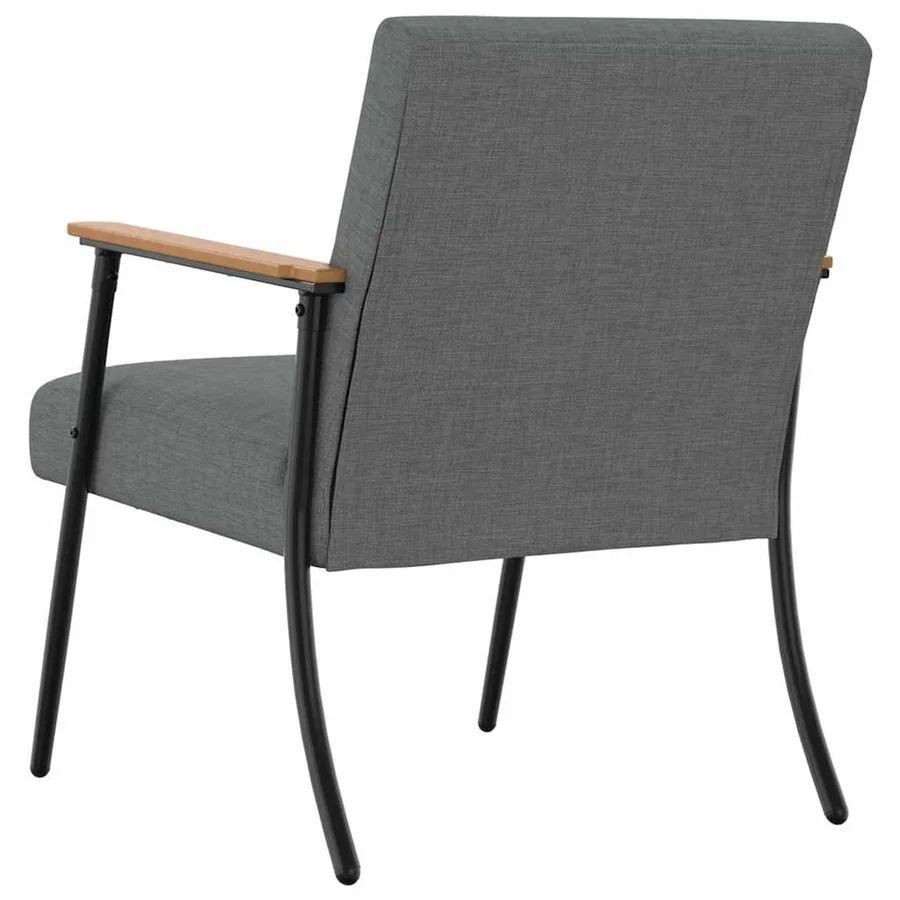 fauteuil Gris foncé tissu - 6