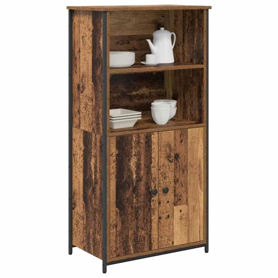 Haut Armoire Bois Ancien 62 x 36 x 121,5 cm Bois d'ingénierie - 3