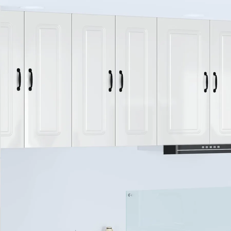 Panneau de lave-vaisselle Kalmar 2 pcs Blanc brillant