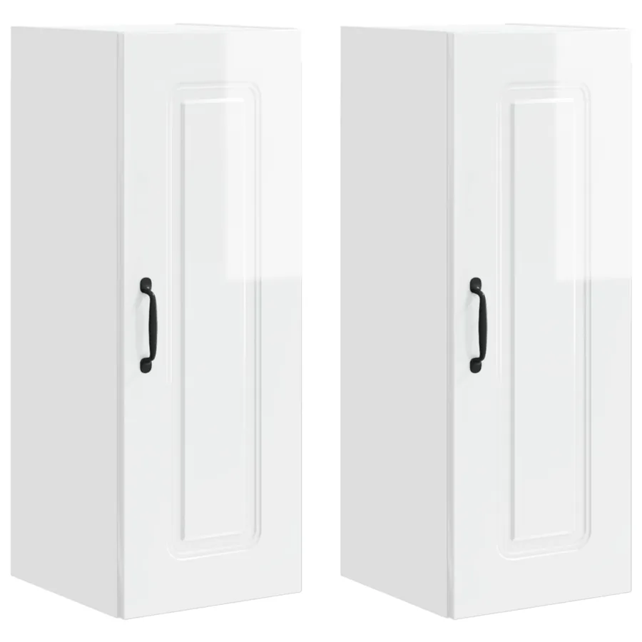 Panneau de lave-vaisselle Kalmar 2 pcs Blanc brillant - 2