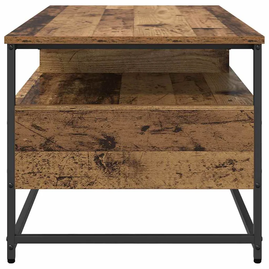 Table basse Bois Ancien 100 x 51 x 45 cm Bois d'ingénierie - 7