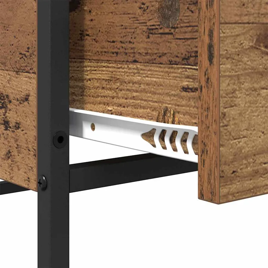Table basse Bois Ancien 100 x 51 x 45 cm Bois d'ingénierie - 9