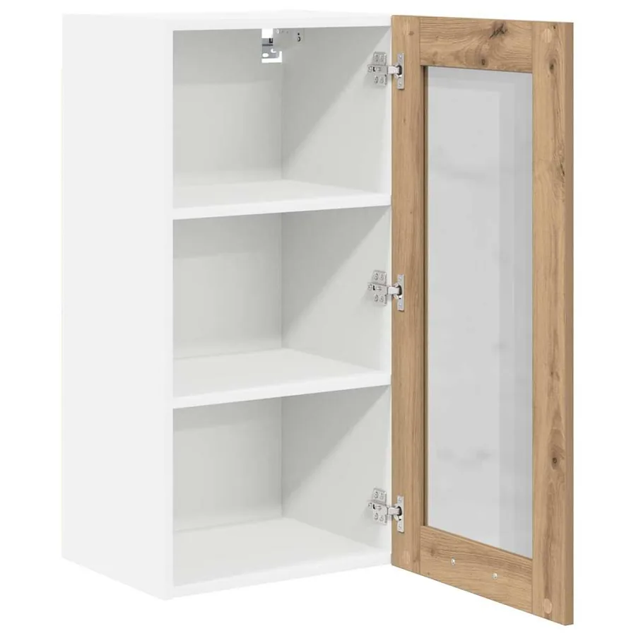 Armoire suspendue 2 pcs Chêne artisanal 40 x 31 x 80 cm - 5