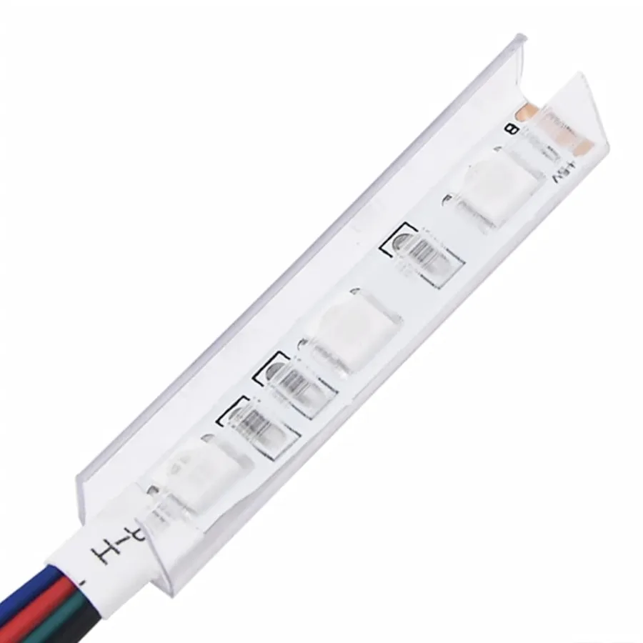 Meuble TV muraux 4 pcs avec lumières LED chêne sonoma - 14