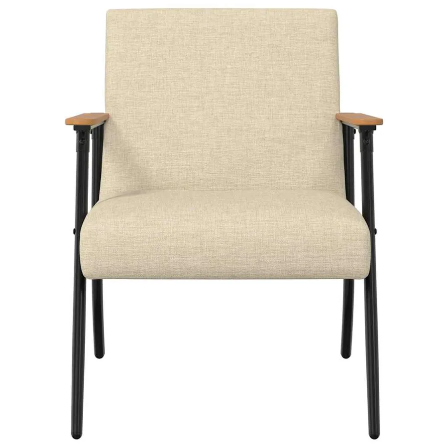 fauteuil Crème tissu - 4