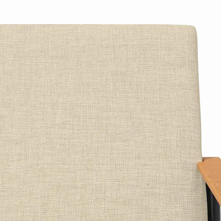 fauteuil Crème tissu - 7