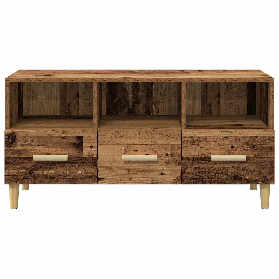 Meuble TV Bois ancien 102 x 36 x 50 cm Bois d'ingénierie - 7