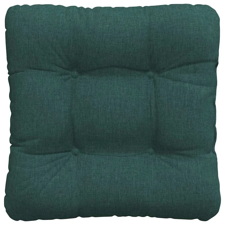 Coussins de siège 4 pcs Vert foncé 45 x 45 x 12 cm tissu - 7