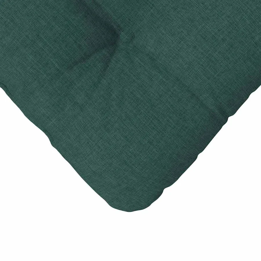 Coussins de siège 4 pcs Vert foncé 45 x 45 x 12 cm tissu - 9