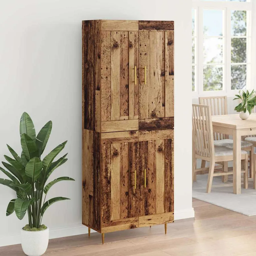 Haut Armoire Bois Ancien 69,5 x 34 x 180 cm Bois d'ingénierie - 4