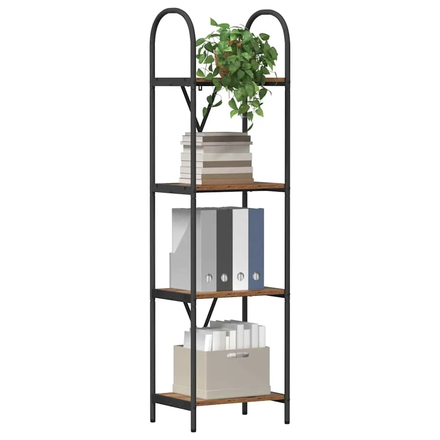 Étagère Bois ancien 40 x 30 x 146 cm Bois d'ingénierie - 3