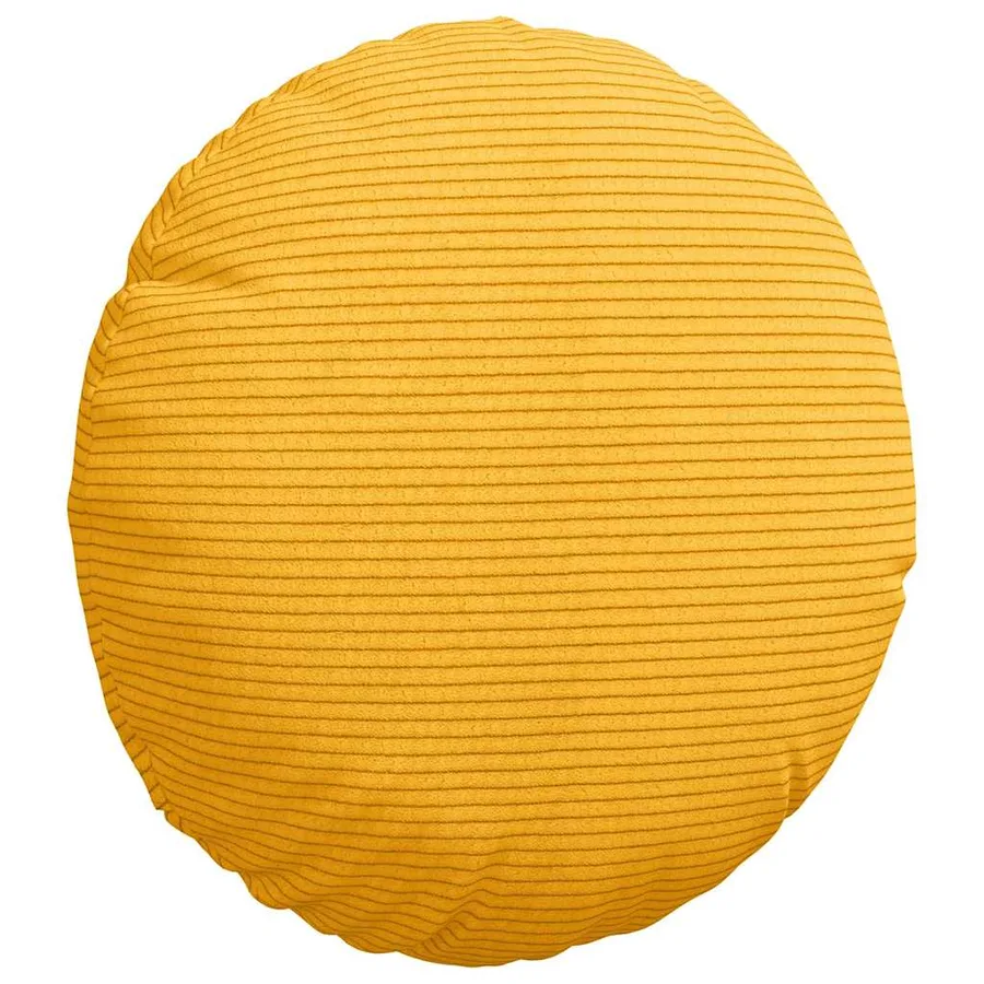 Coussins de siège 2 pcs Jaune clair Ø30 x 13 cm - 5