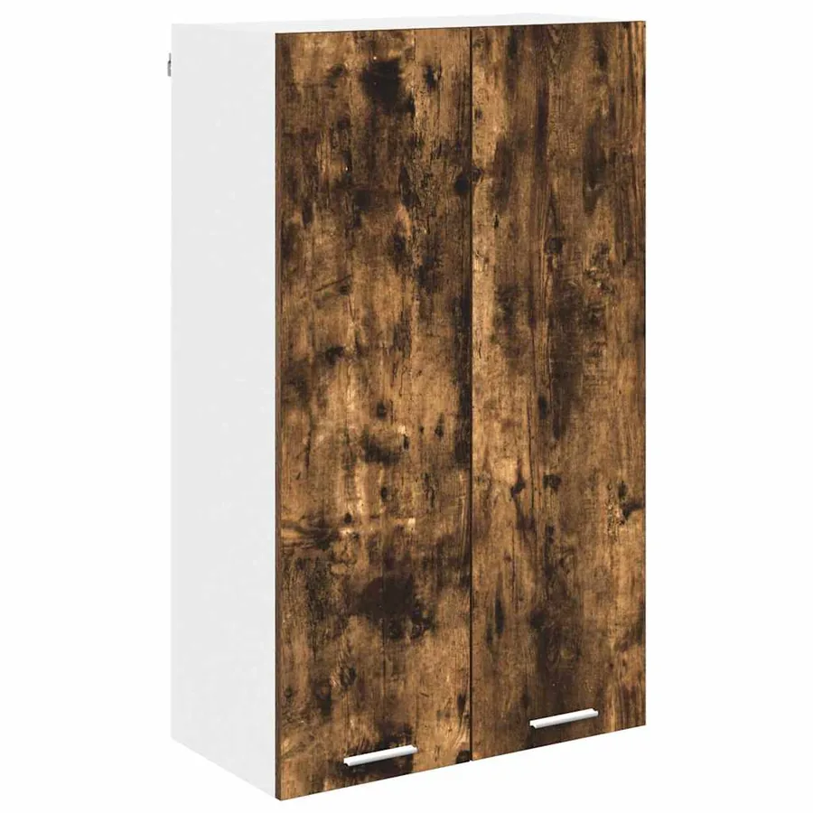 Armoire suspendue Chêne fumé 60 x 31 x 100 cm Bois d'ingénierie - 2