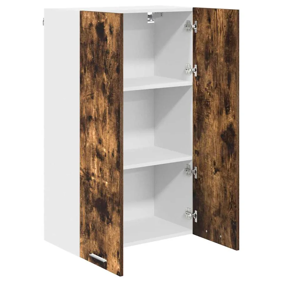 Armoire suspendue Chêne fumé 60 x 31 x 100 cm Bois d'ingénierie - 5