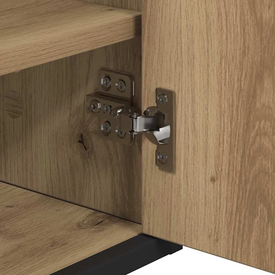 Ensemble de mobilier de salle de bain 4 pc Chêne artisanal - 12