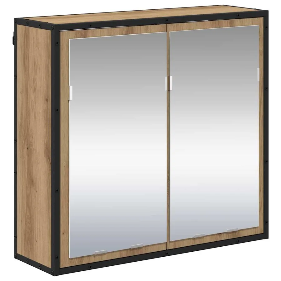 Ensemble de mobilier de salle de bain 2 pc Chêne artisanal - 6
